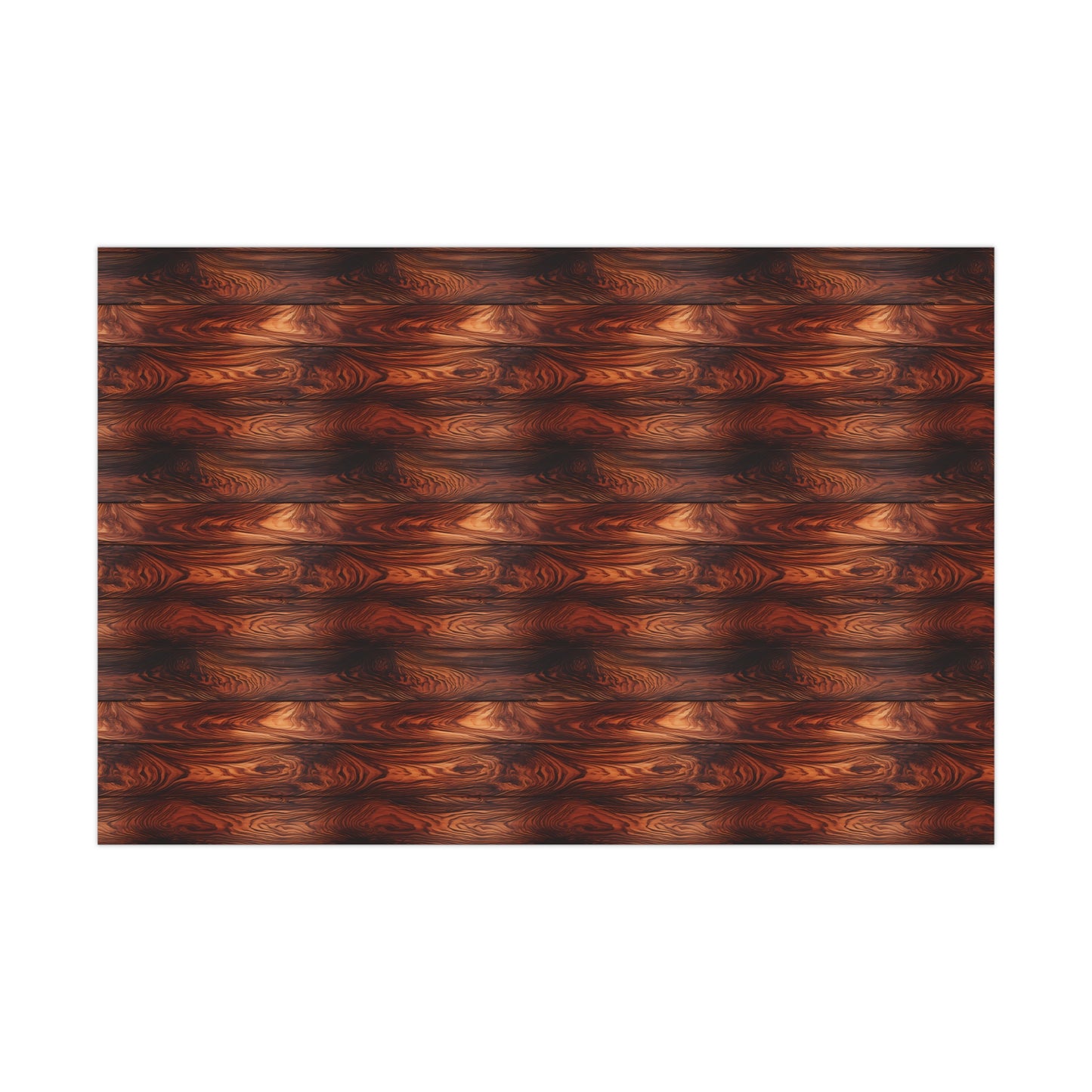 Dark Wood Grain Wrapping Paper Pattern